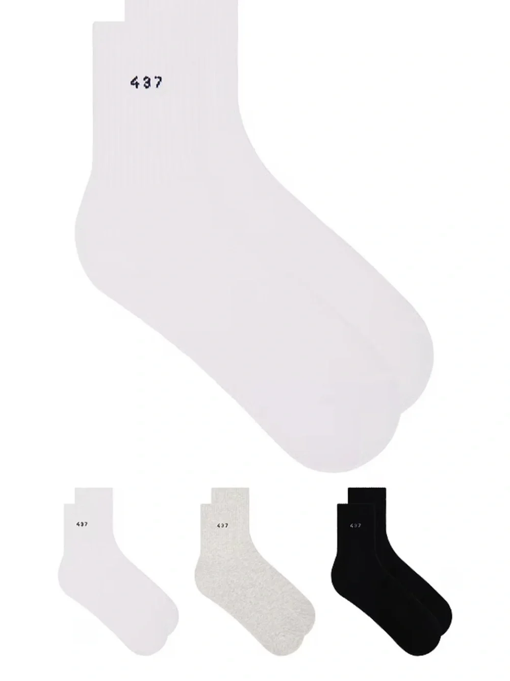 Four three seven socks 3 pack new - Picture 1 of 3